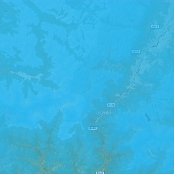 I like how you can vaguely see that the elevation colouring is more opaque the higher the elevation... but its such a subtle difference that unless the opacity for the whole layer is close to 0% its kinda useless.